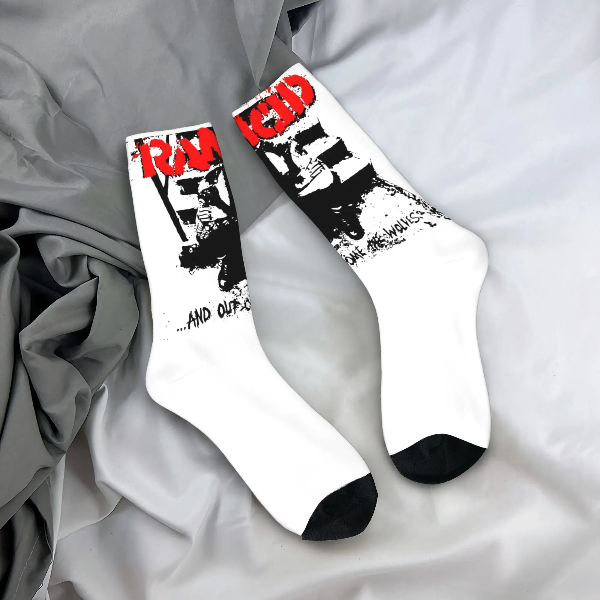 

Носки Rancids, чулки с принтом, нескользящие женские и мужские носки, теплые мягкие осенние элегантные спортивные носки на открытом воздухе