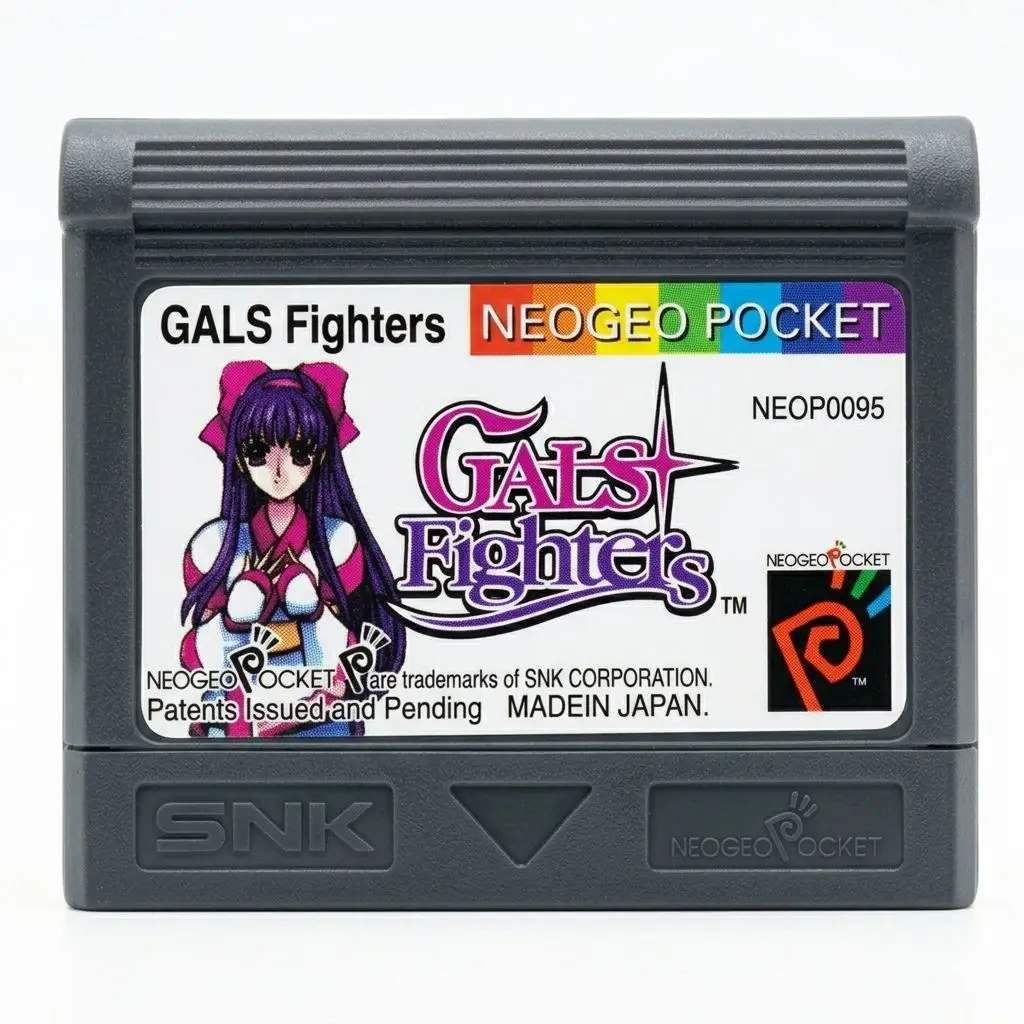 

Пользовательская игровая кассета для NGPC, Pocket и Color - [Gals’ Fighters] - Поддержка двух языков (японский/английский) - Высокая совместимость