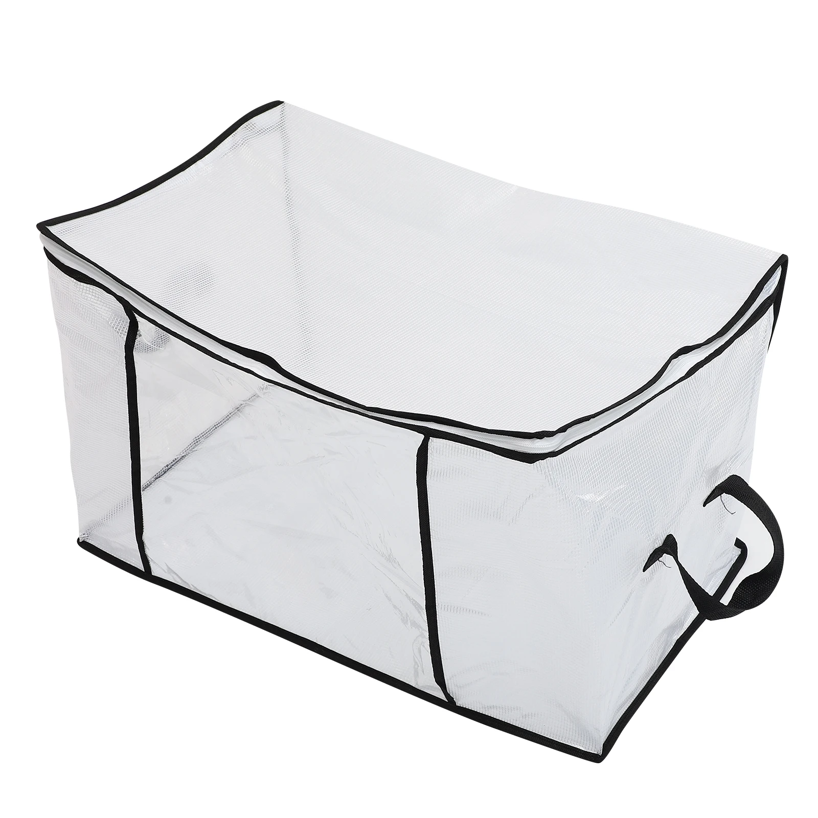 

Quilt Waterproof Bag PVC Foldable Bedding Container Blanket Storage Decorative Bins Closet Organizer Sturdy