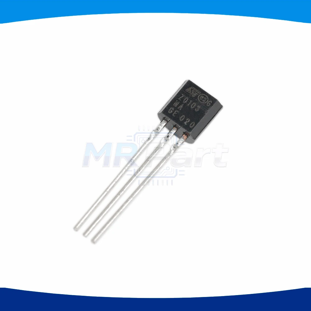 50Pcs/Lot Original Z0103MA TRIAC Logic - Sensitive Gate 600V 1A Through Hole TO-92-3 Thyristor Z0103MA 1AA2 Triac