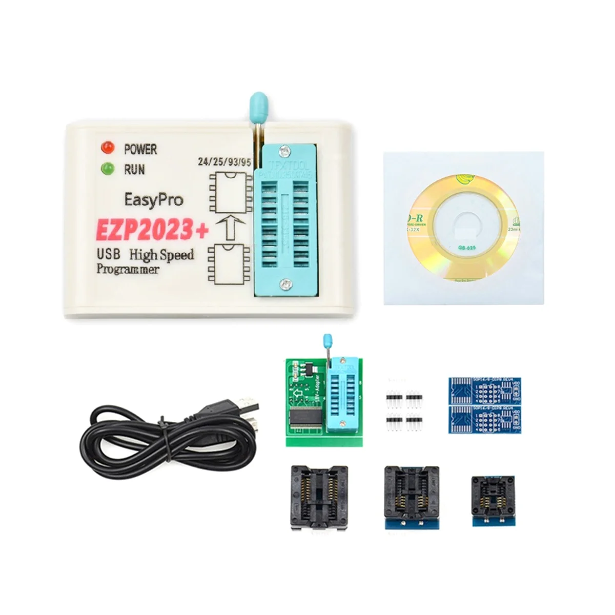 A57G-EZP2023 ความเร็วสูง USB SPI FLASH Programmer EZP2023 Compiler สนับสนุน 24/25/93/95 EEPROM 25 แฟลช Bios ชิป