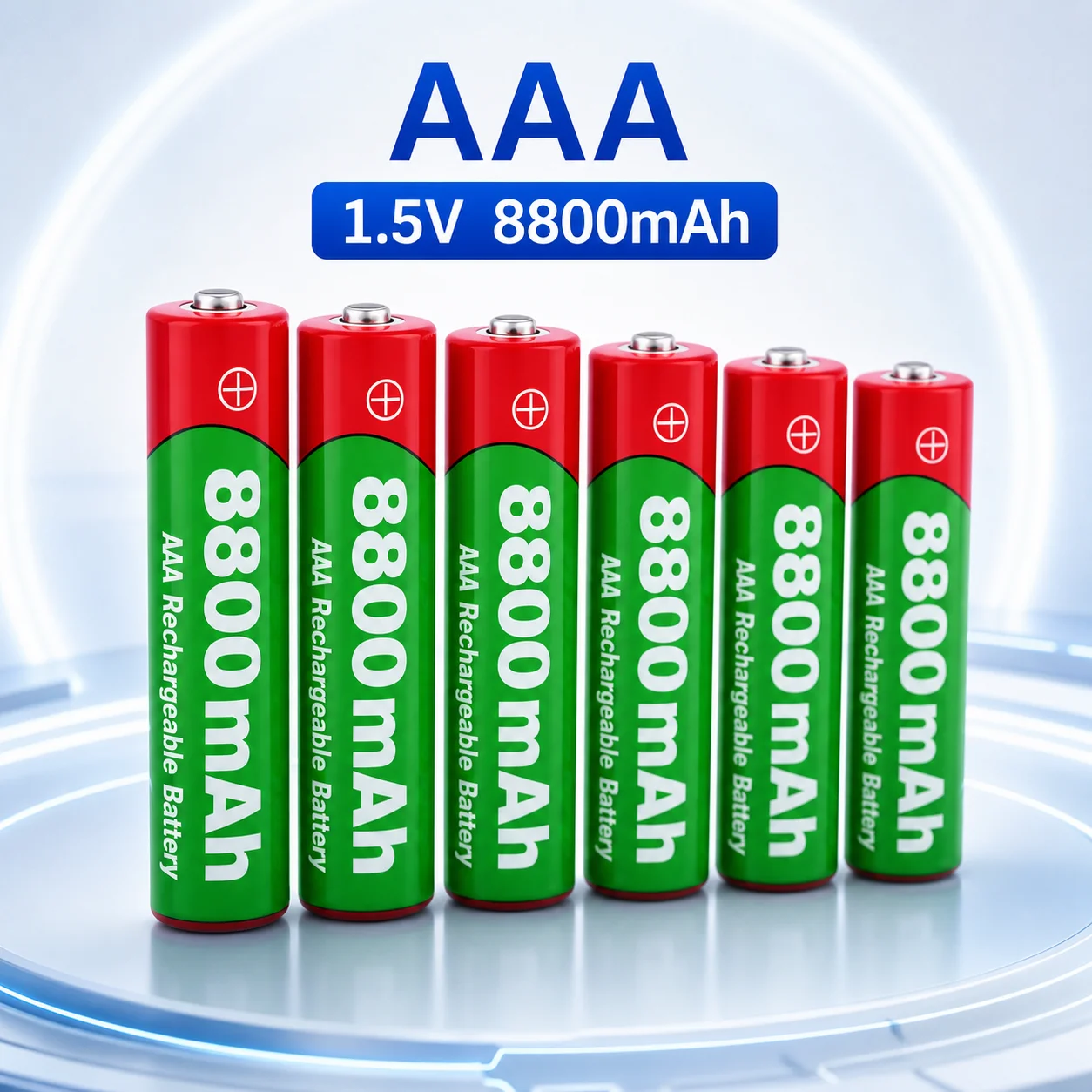 9800mAh 1.5V AA AAA Rechargeable Alkaline Battery for Clock Mouse Computer Toy Wireless Accessories Power Cell
