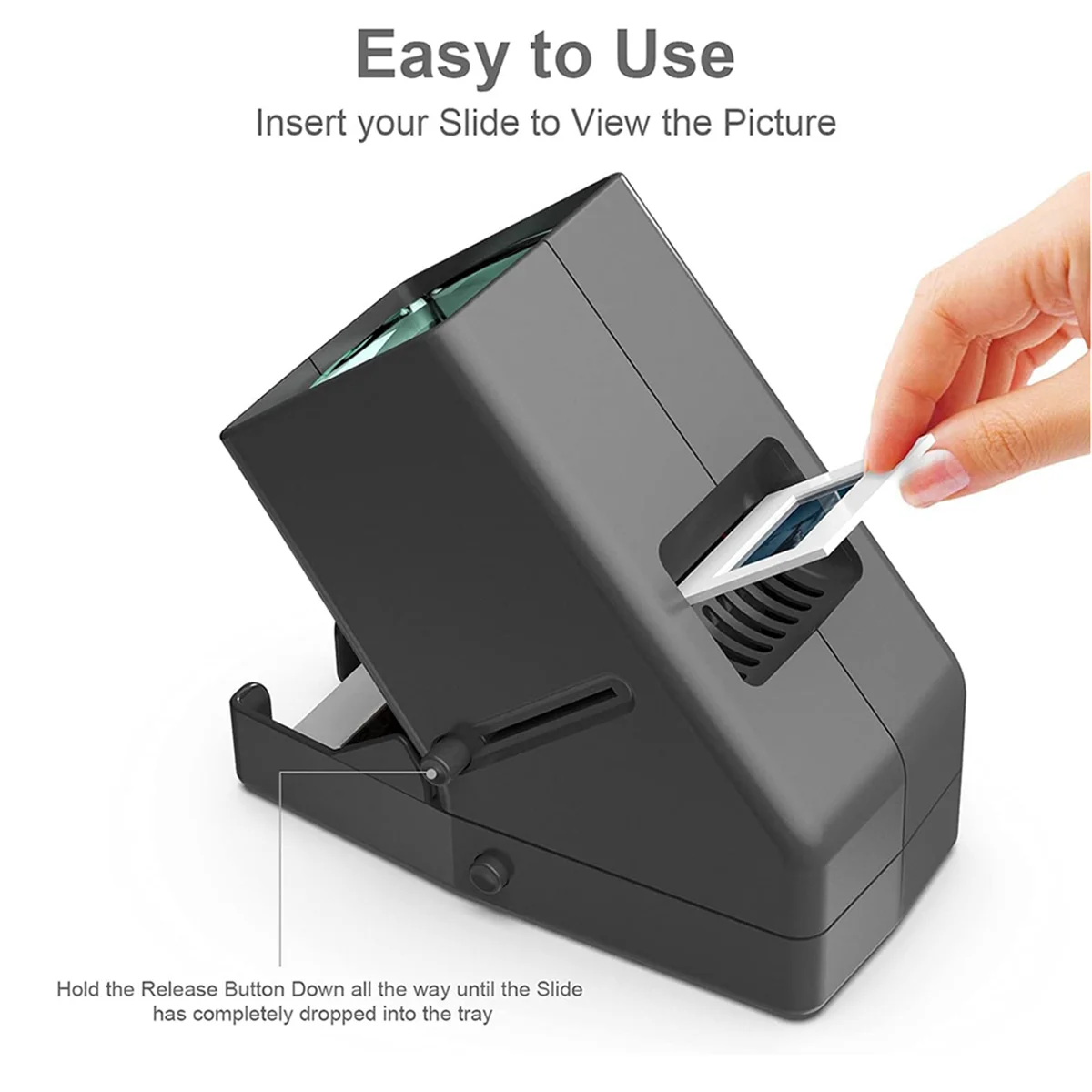 

B58A35mm Slide Viewer, 3X Magnification, USB Powered/Battery Operation-for 35mm Daylight Film Slide and Negative Viewer