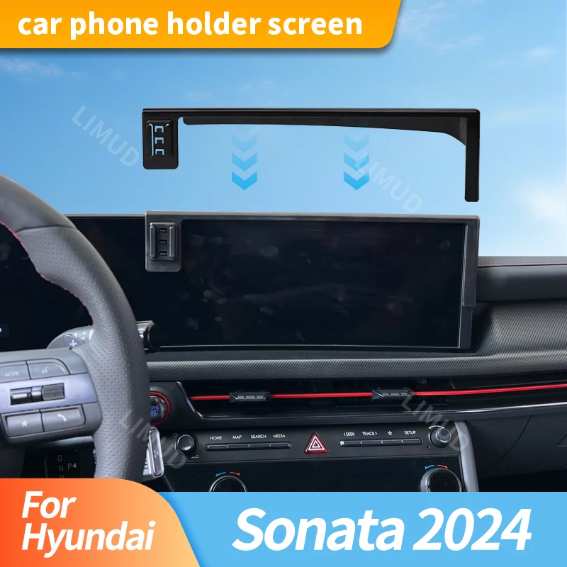 

For The Modern Sonata 2024 12.3-Inch Screen Navigation Stand A Gravity Phone Stand Installed On The Car Screen Navigation Stand