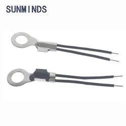 10pcs NTC Thermistor Surface Mount Aperture 4.2mm Temperature Sensor Probe Fixed Head 10K 50K 100K  Long 2cm Tin