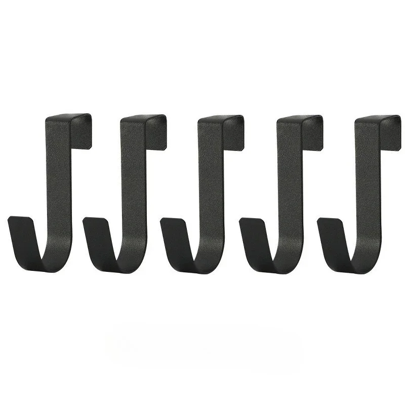 Universelle Z-förmige Haken Küchenschranktür Edelstahl Aufhängegestell Kleider- Mantel- Hut- Handtuchhalter Aufbewahrungshaken – Detail 5