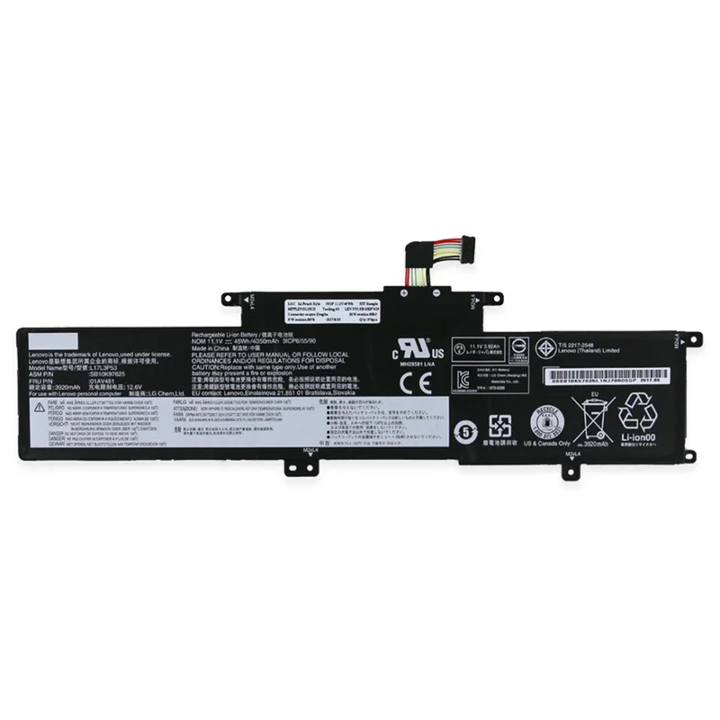 Brand New L17M3P55 L17L3P53 L17C3P53 Battery Applicable ThinkPad L380 S2 Yoga 2018