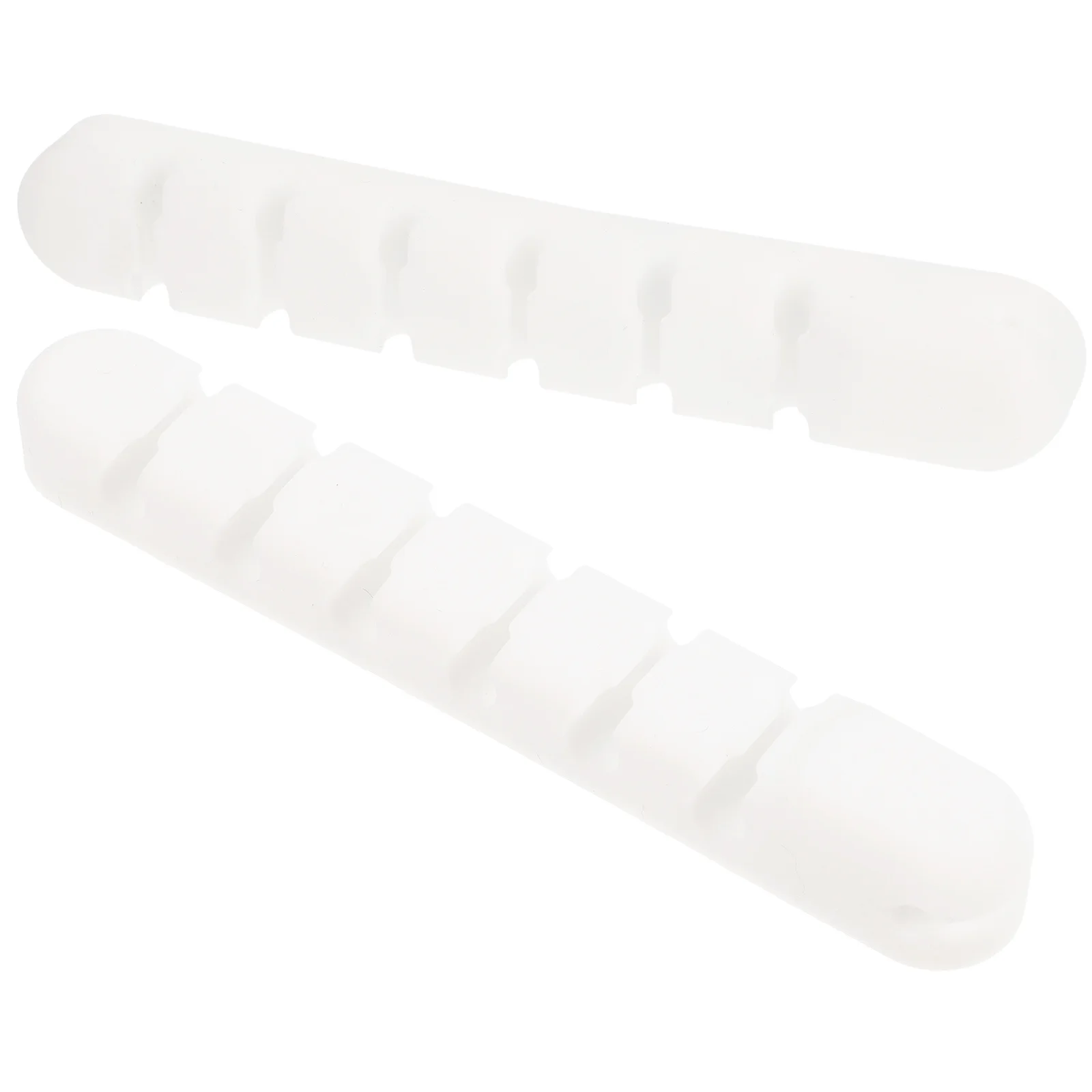 

2Pcs Adhesive Cord Holder Desktop Cable Organizer Wire Clips for USB Headphones Wire Management Solution