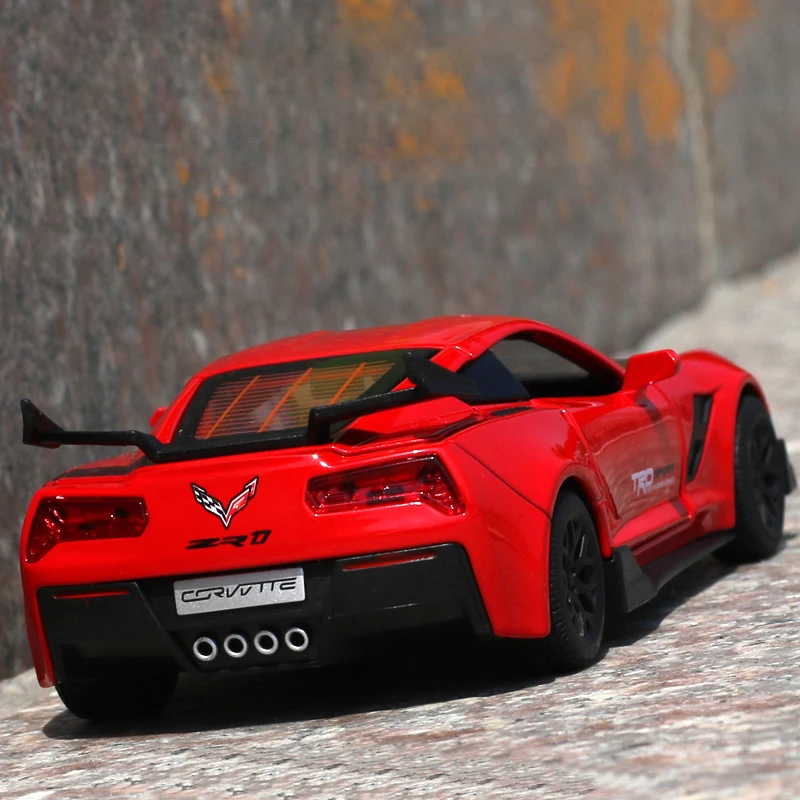 

1:32 Corvette ZR1 Supercar Toy Car Model Car Diecast Simulation Metal Alloy Vehicles Miniature Scale for Children Gifts