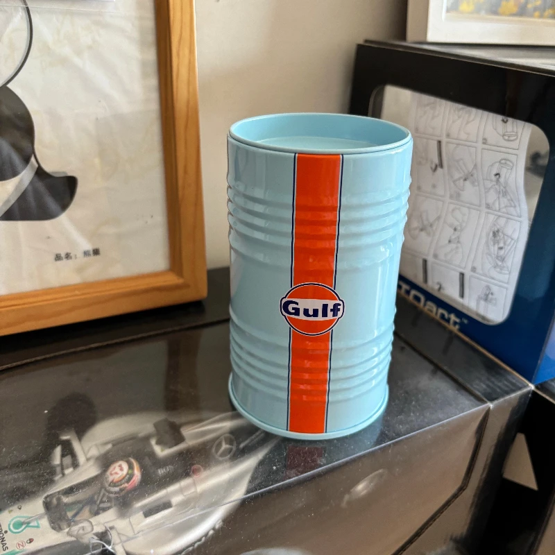 لعبة مجسمة برميل زيت صغير صفيح حرفية للأطفال بتروشينا سينوبيك Cnooc الخليج موضوع ديكور المنزل