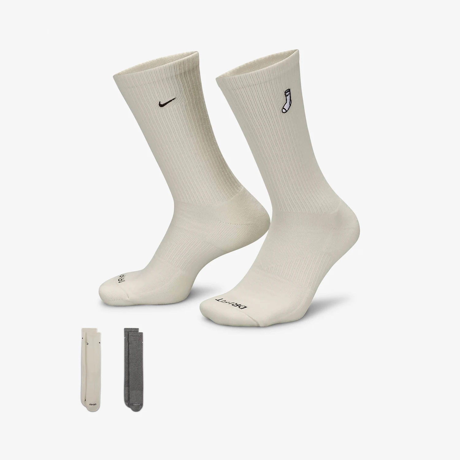 

Nike Originals New Men's and Women's Fashion Breathable Casual High Socks Two Pairs FB5709-900