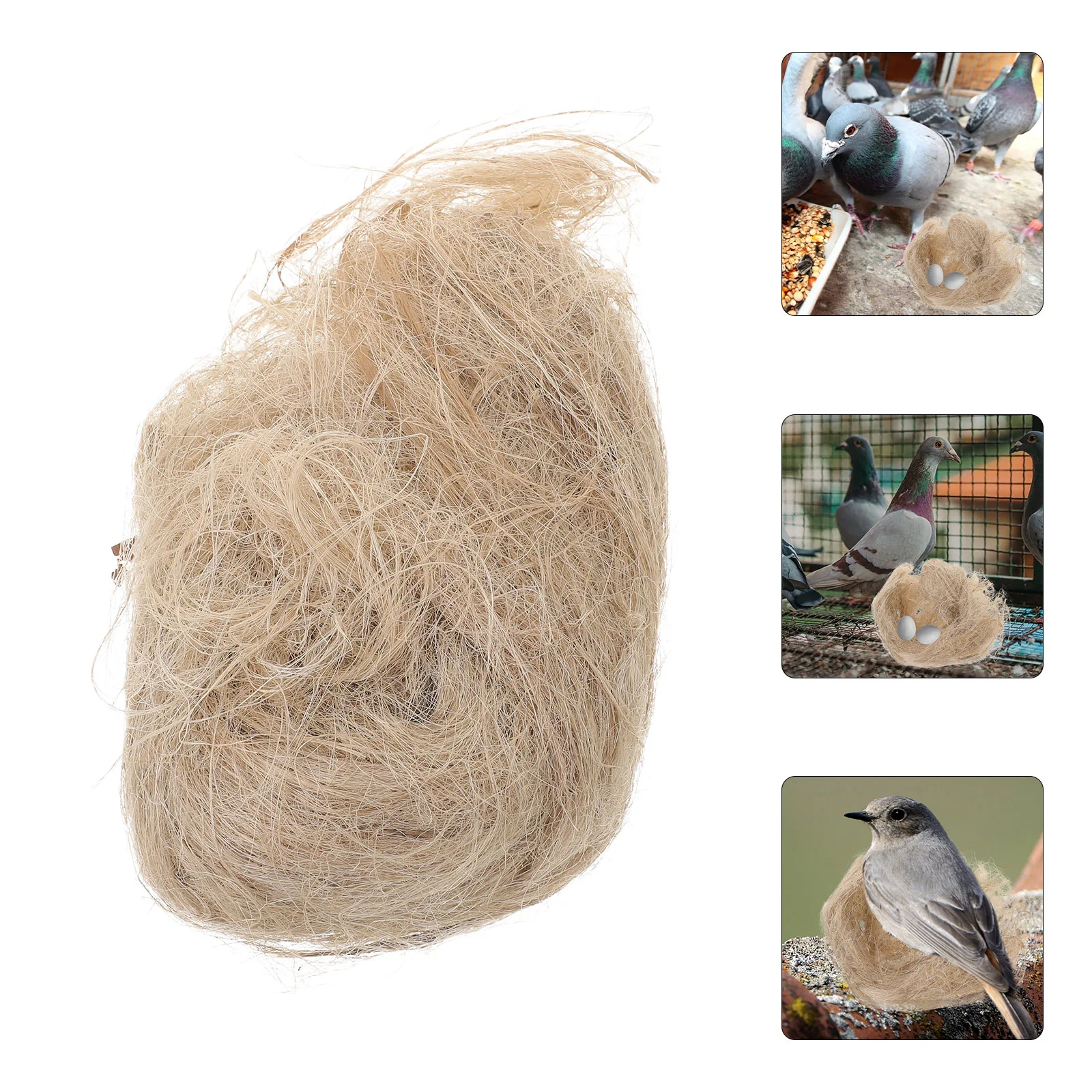 

Bird's Nest Cushion Material Birds Bedding Nesting Materials Accessories House For Wool Supplies