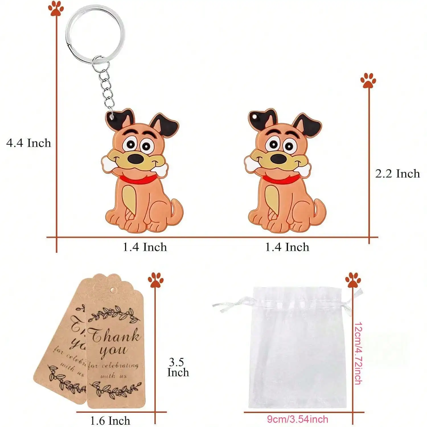 30‑piece Dog Party Favor Set, suitable for pet parties and dog gatherings