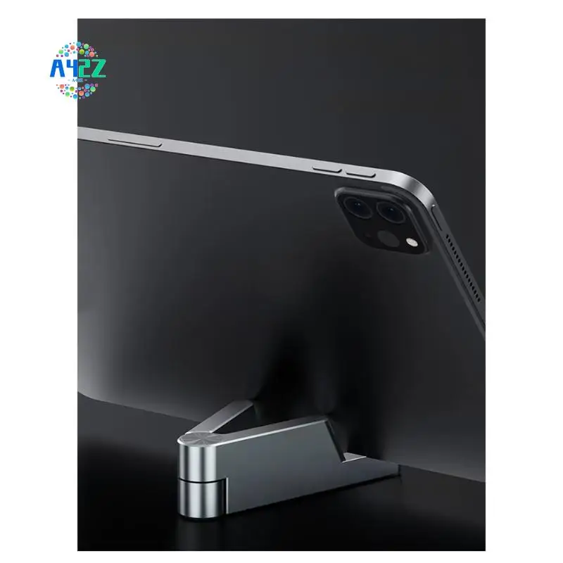 A42Z-Alloy V-Shape Foldable Mobile Stand Portable Desktop Holder For Phones And Tablets