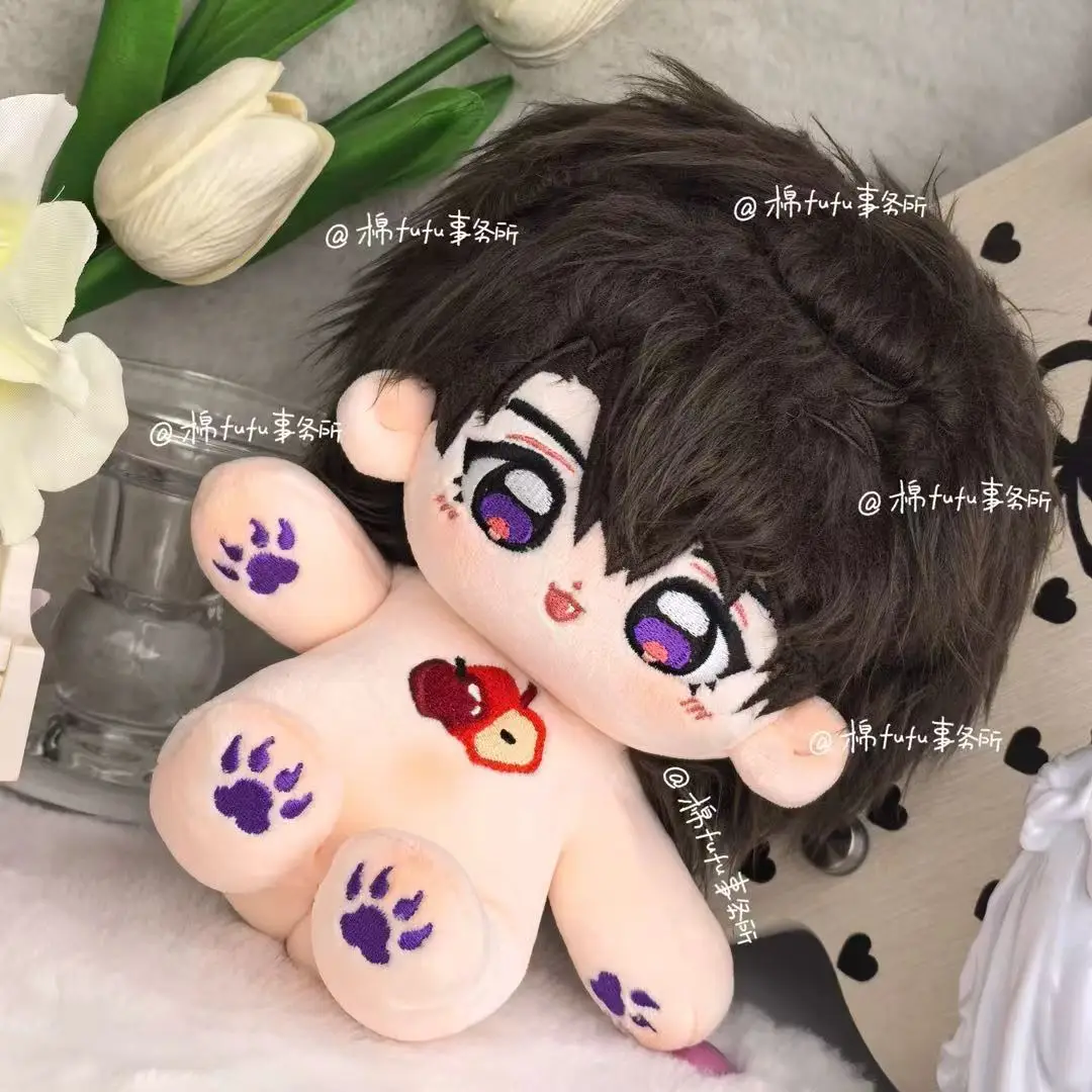 Kawaii Love And Deepspace Caleb Plushie Anime Doll 20cm Handmade Cotton Soft Toys Dress Up Stuffed Figure Dolls Collectible Gift