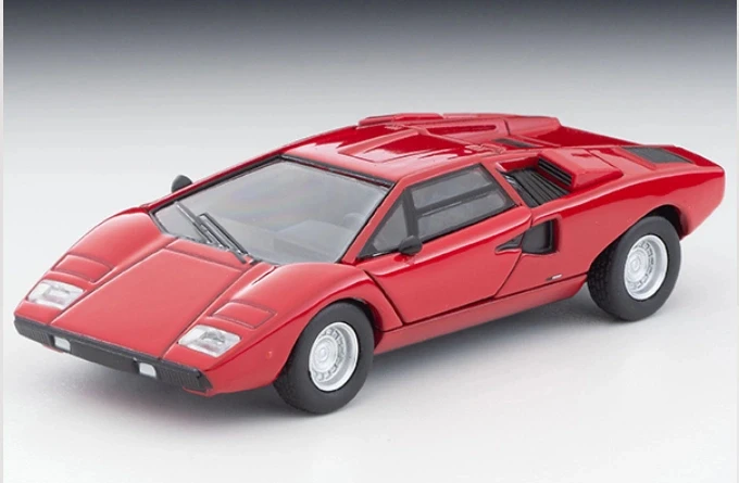 24.6 Tomytec Tomica TLV Countach LP400 Red Limited Edition Simulation Alloy Static Car Model Toy Gift