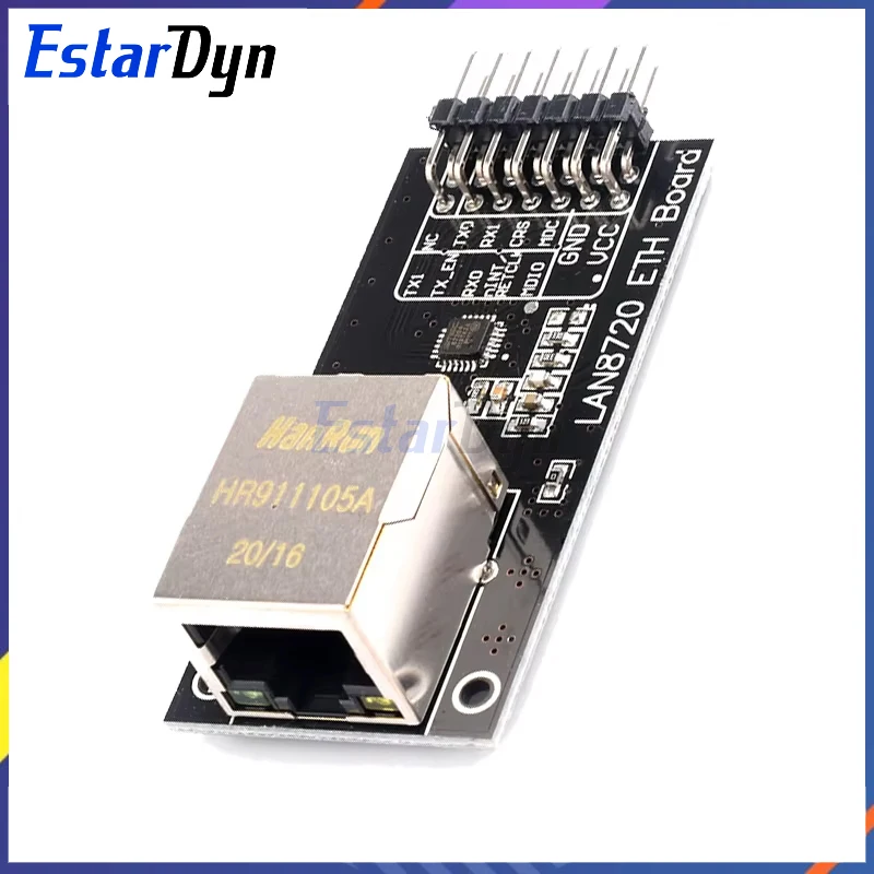 LAN8720 Ethernet Module RMII Interface, 3.3V PHY Transceiver for STM32 ESP32 Raspberry Pi