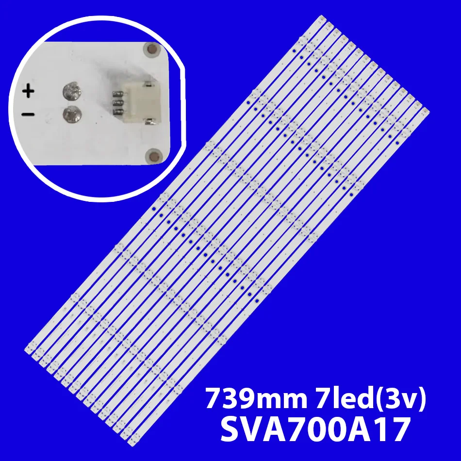 

Новые светодиодные ленты для телевизора KD-70X8300F XBR-70X830F SVA700A17_14mm_7LED_Rev01_ 20180103 Rev02_ 20180227 ES-3724/7 PC64979 PC64949B