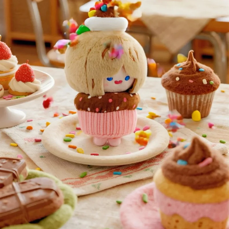 RiCO-EVERYWHERE CELL RiCO CON ME-HAPPY SWEETS SERIES Caja ciega Linda muñeca de peluche juguetes Kawaii Caixa Caja adornos