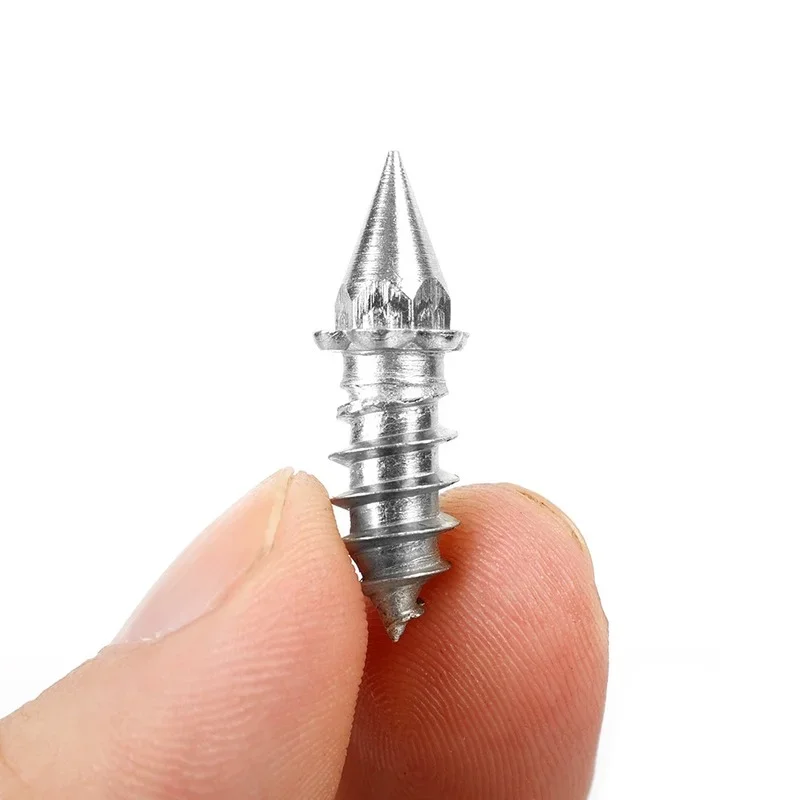 10 Pcs Alloy Tire Studs Anti-Slip Snow Nails for Car Off-road Motorcycle Bike Tyre Sole Cleats Winter Anti-ice Spikes