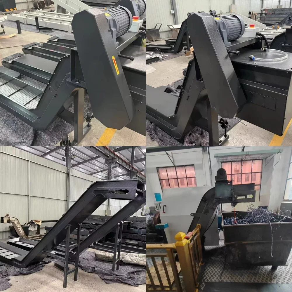 

Промышленный конвейер для металлической стружки шарнирного типа для станков с ЧПУ, настраиваемый, эффективный, со скребком для удаления стружки