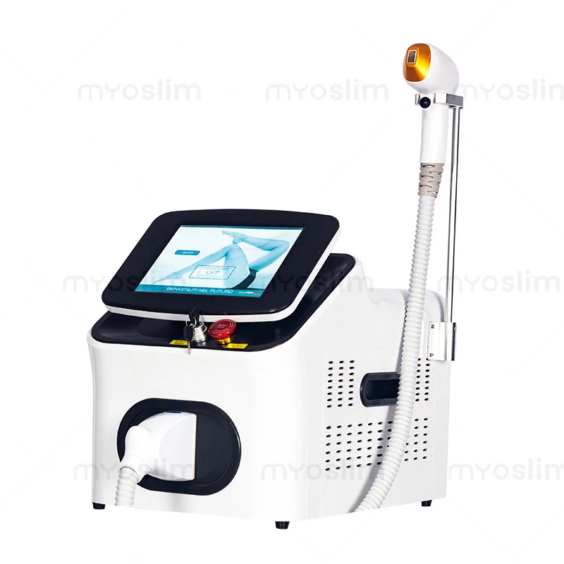 

Professional Diode Ice Titanium Laser Hair Removal Machine Portable 808 755 1064 Alexandrite Device 3 Waves Permanent Removal