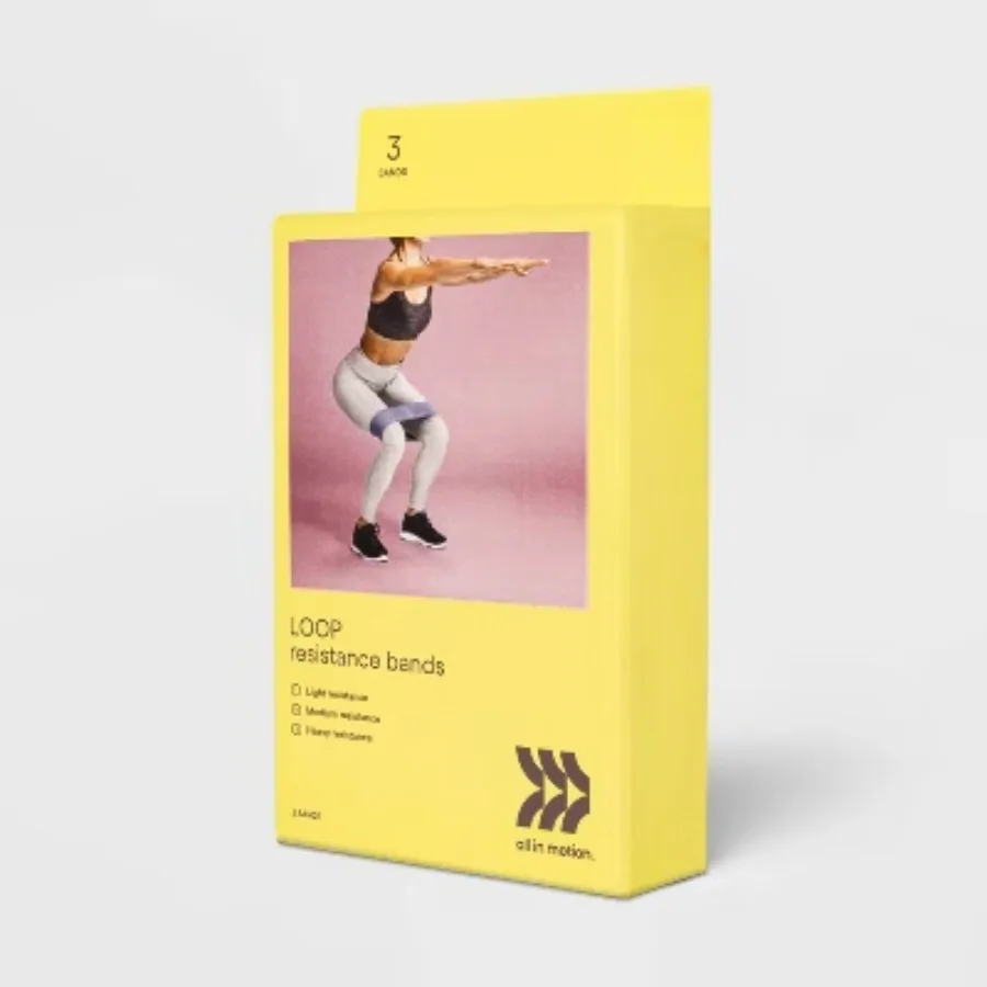 Loop Band Set Blau, Latex-Widerstandsbänder für Beine und Arme, Yoga-Gurt, Yoga-Zubehör, Heim-Fitnessstudio