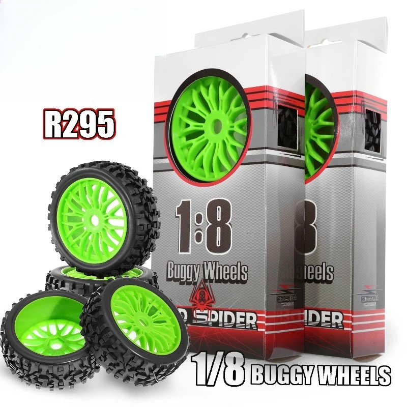 RS 1/8 Scale Off-Road Truck Tires R295 - Fits Serpent SRX8 & Kyosho MP9
