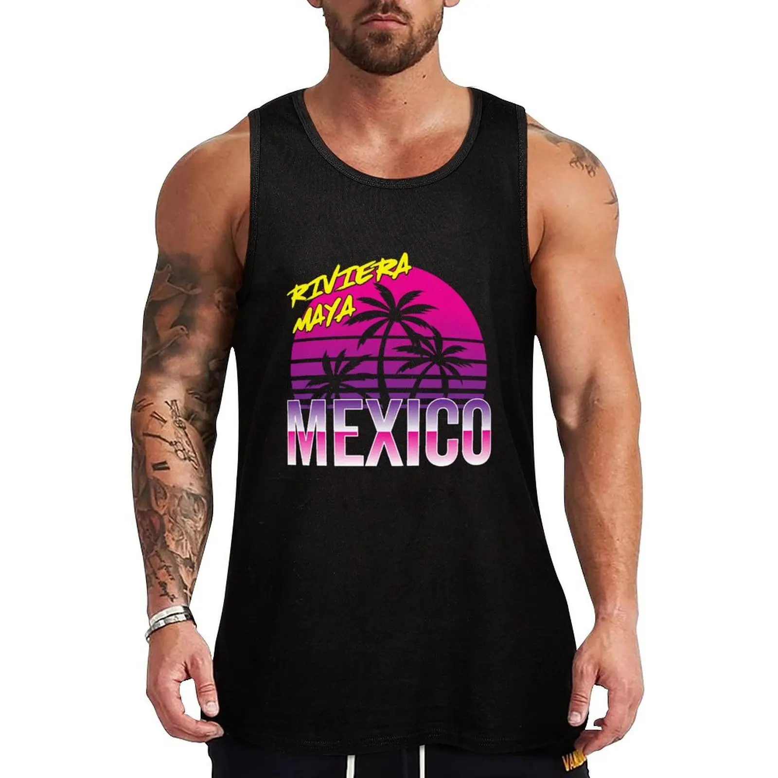 Riviera Maya Tank Top muscle t-shirt sleeveless man shirts