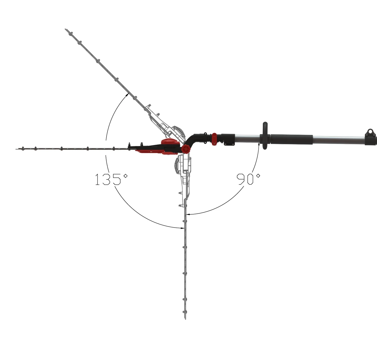 

High Intensity Hedge Cutter Machine High Efficiency Security Lithium Large Capacity Battery Hedge Trimmer