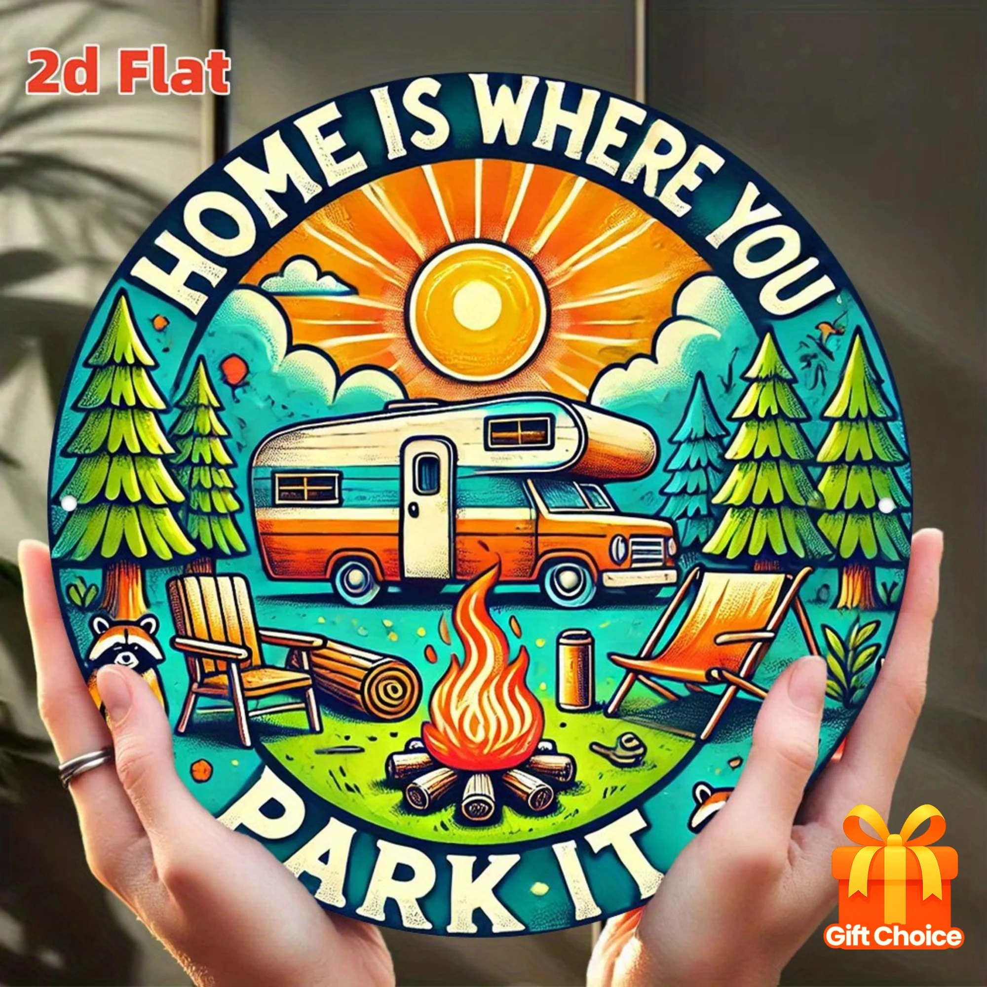 Outdoor Camping Quotes - Targa da parete in legno da