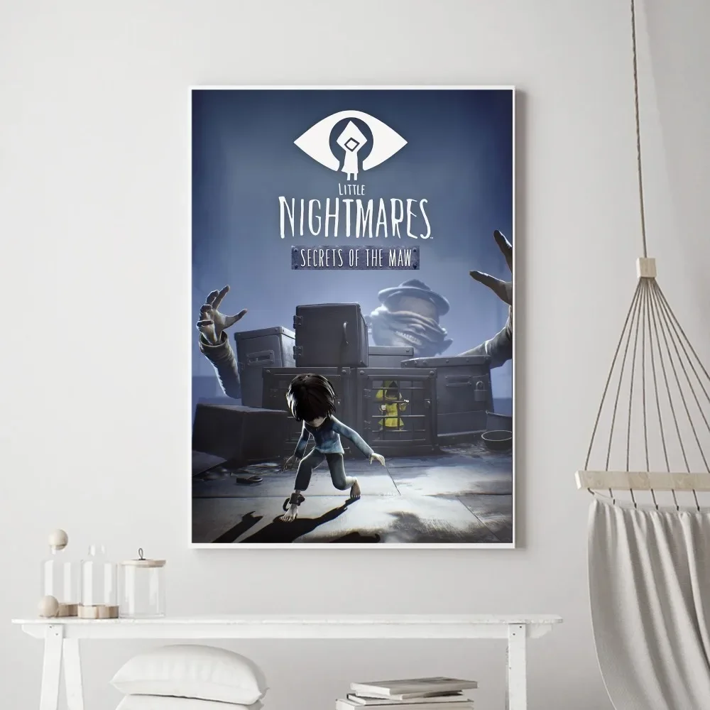 Game Little Nightmares Poster Vintage Poster Prints Art Home Painting Bathroom Kitchen Bar Accessories Wall Sticker Small Size