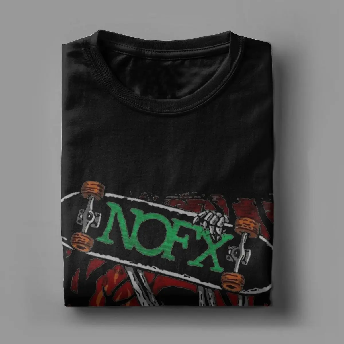 Nowość NOFX Punk Rock Band T-Shirt Mężczyźni Kobiety Crew Neck Cotton T Shirt Nofx Koszulki z krótkim rękawem Plus Size Odzież