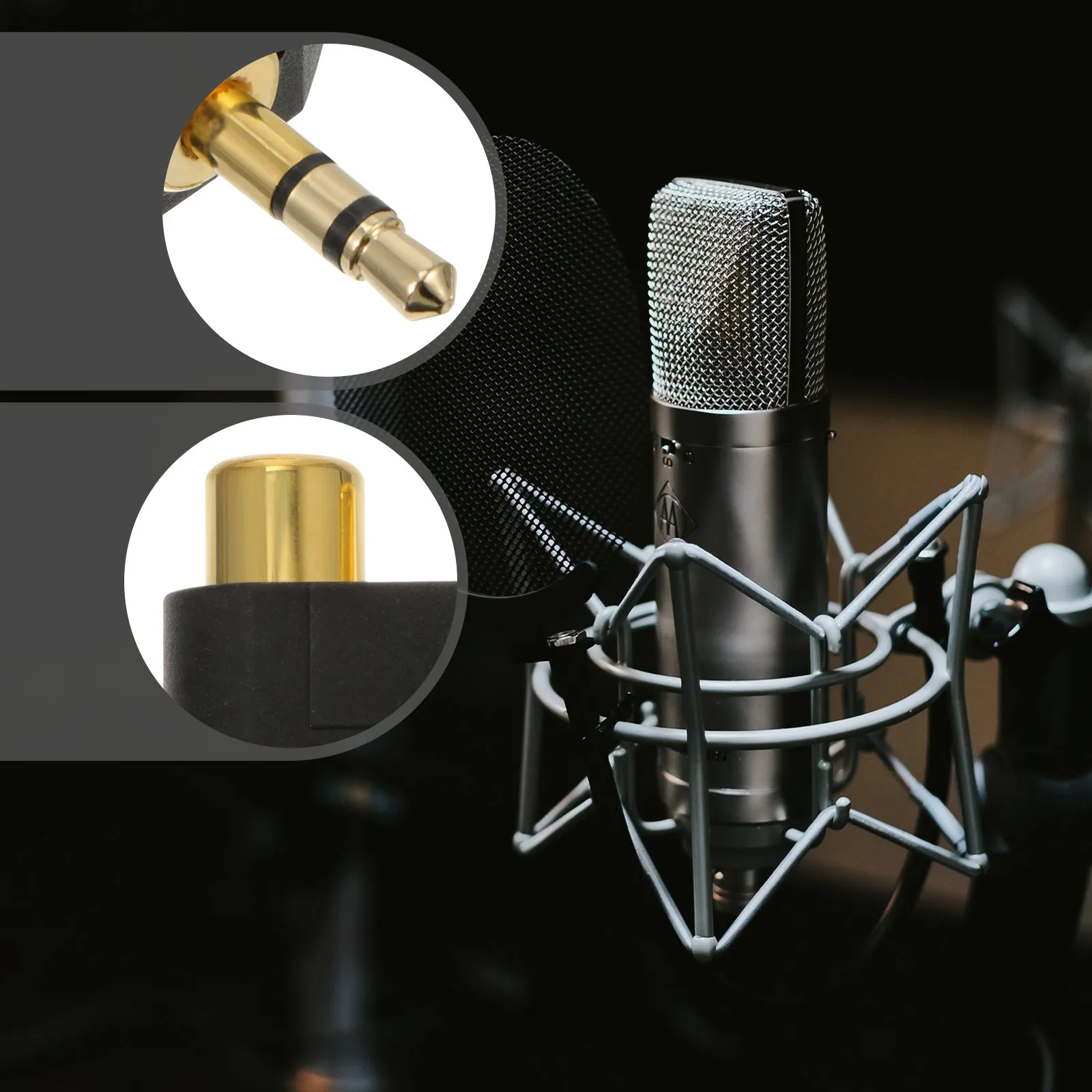 8Pcs Audio Connecto…