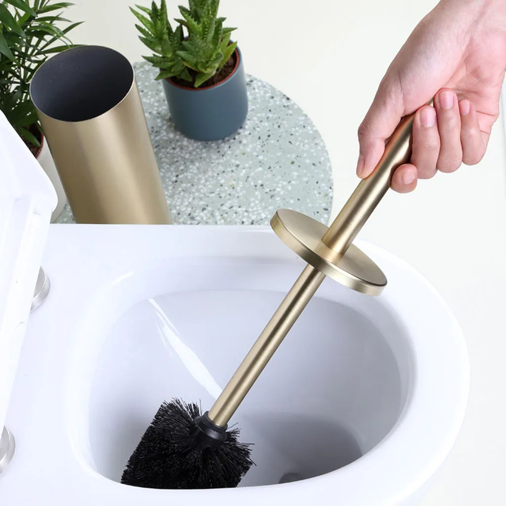 

Premium Toilet Brush and Holder Set,Toilet Bowl Brush with Long Handle, Toilet Brush Bristles for Bathroom Deep Cleaning Tool