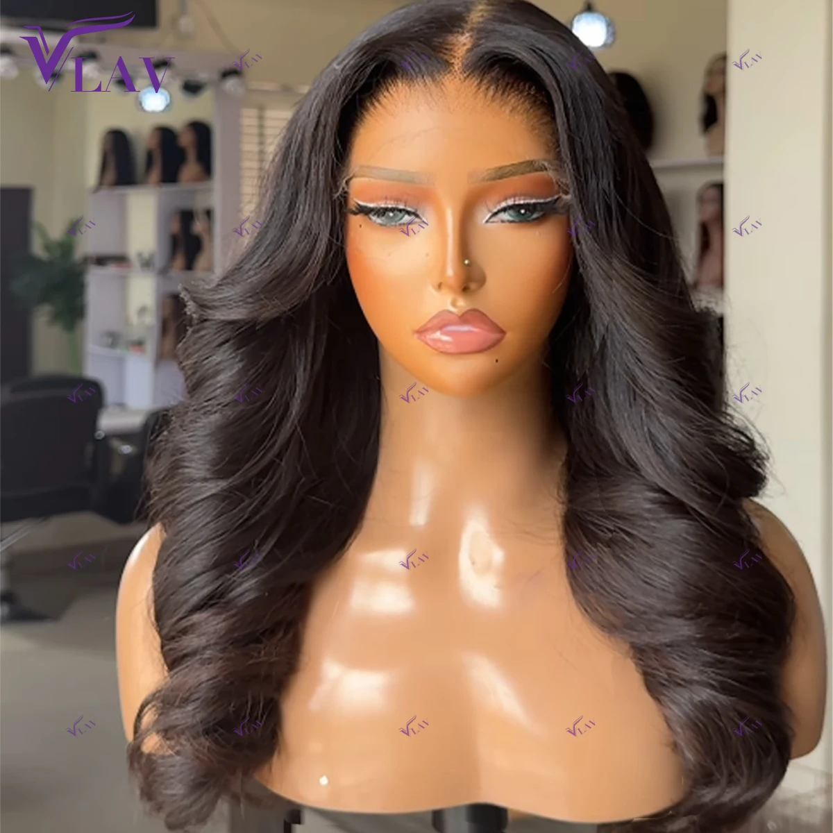 10-36Inch Body Wave Glueless Wigs Human Hair 360/13×6/13×4 HD Transparent Lace Frontal Wig Preplucked For Women Wear And Go VLAV