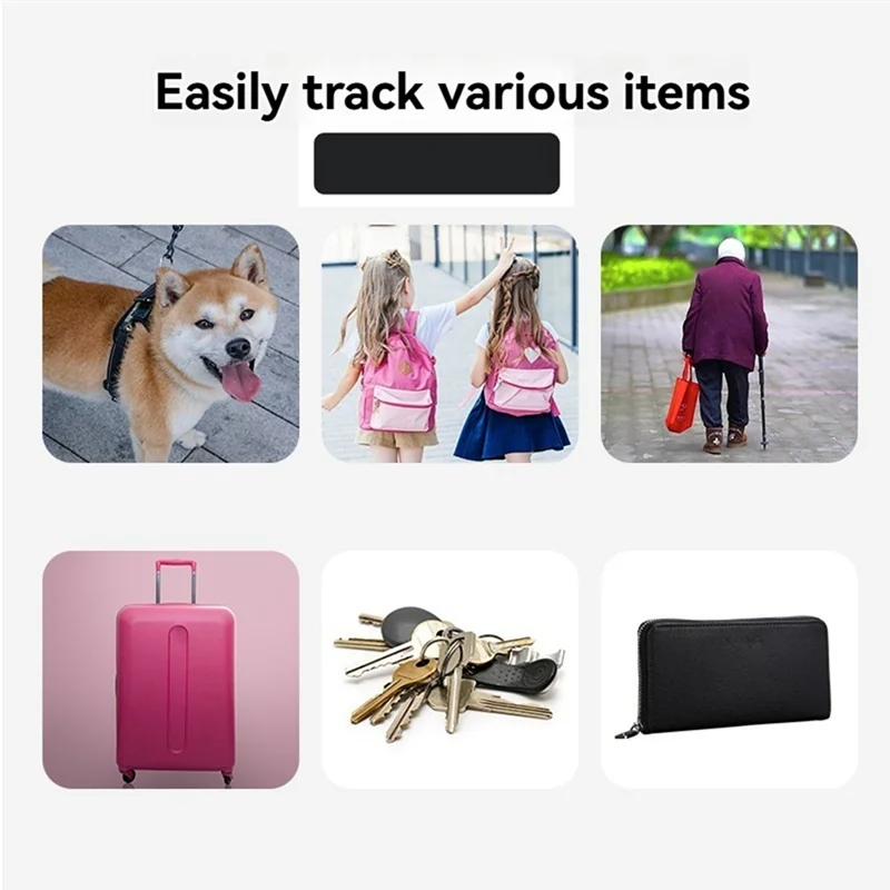 ABKQ-мини GPS трекер Bluetooth автомобильный искатель локатор смарт-тегов поиск ключей отслеживание глобального прибора для Google Find My Device App