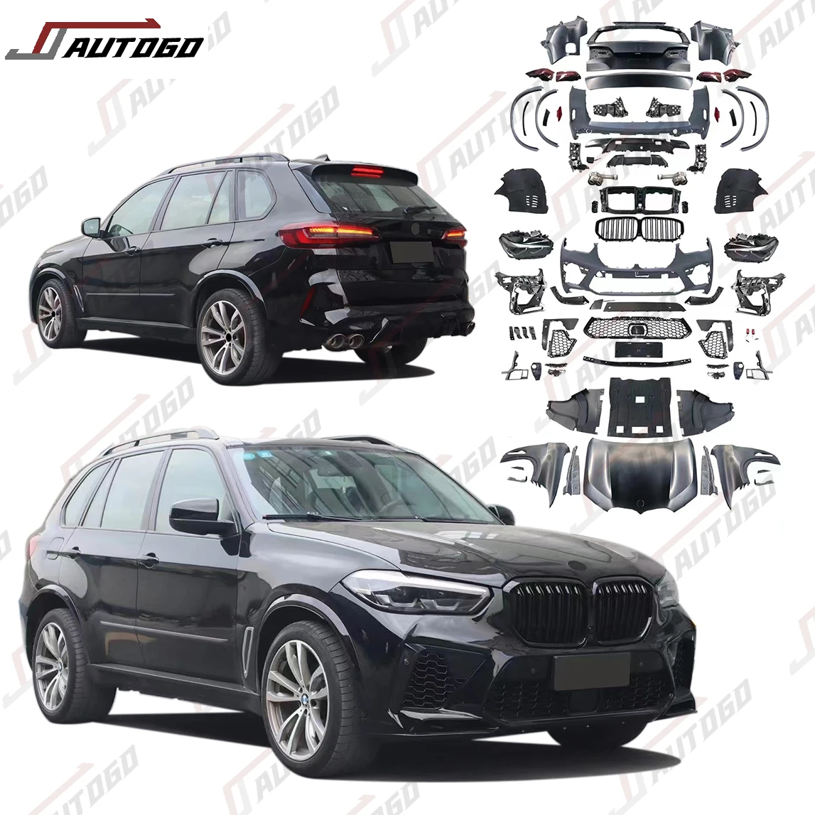 New Design Body Kit for BMW X5 Series E70 2008 2009 2010 2011 2012 2013 Upgrade to G05 F95 X5M 2019 2019+ Style