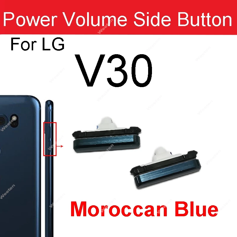 Power Volume Side Buttons For LG V20 F800 V30 H930 V35 V40 V50 V500 V50S V60 V600 On Off Power Volume Small Side Keys Parts image 5