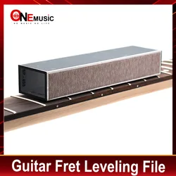 Guitar Fret Leveling File 150x38x25MM with Self-adhesive Sandpaper Luthier Tool For Acoustic Electric Guitars Bass