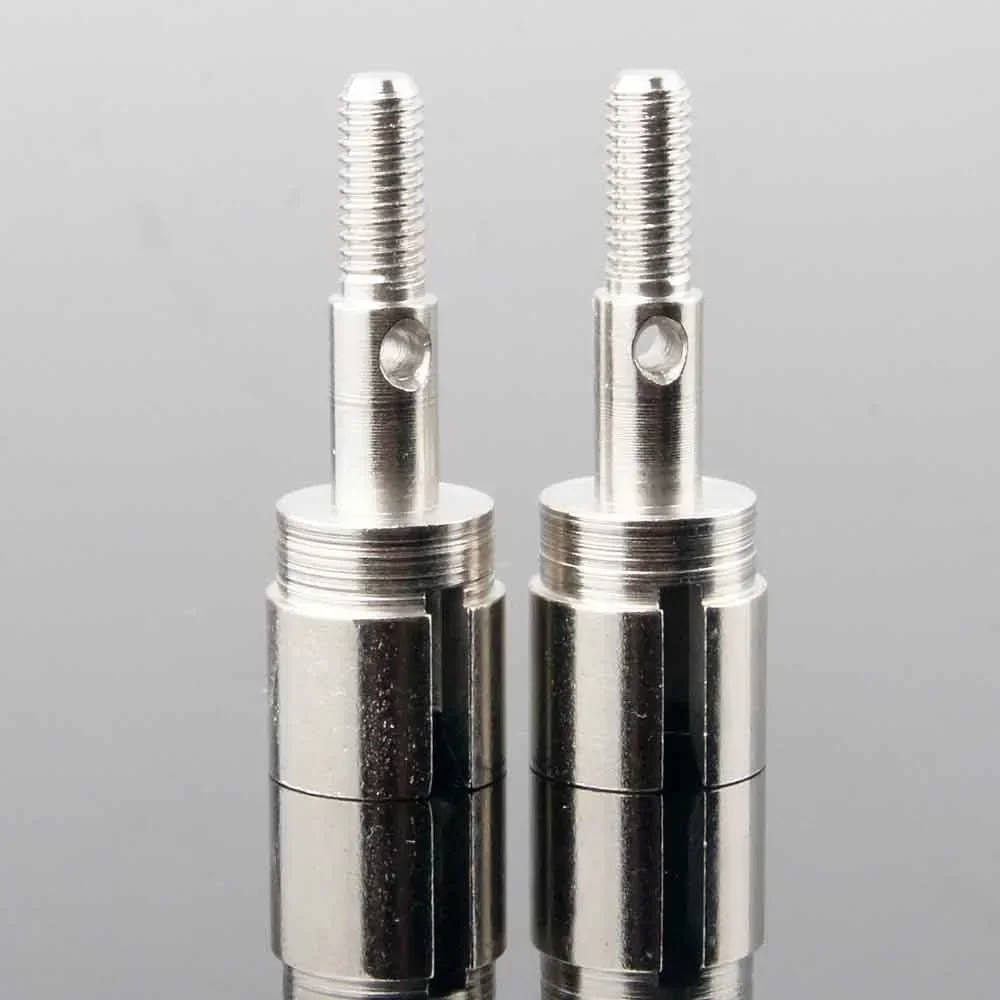 Rc 2PCS 02033 Metal Wheel Axle For 1/10 HSP 94107 94108  94111 94123 Spare Parts