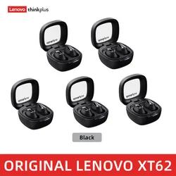 Original Lenovo original xt62 5PCS bluetooth headset 5.3 wireless headphones low latency mini high fidelity sport headset
