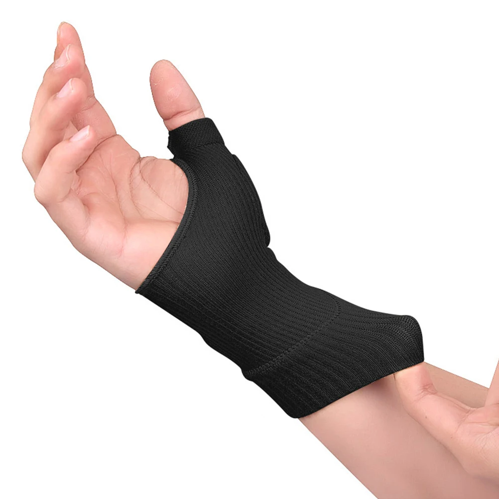 

1Pair Breathable Wrist Brace Thumb Support Fingerless Compression Gloves Sports Wrist Guard Arthritis Protection Lightweight