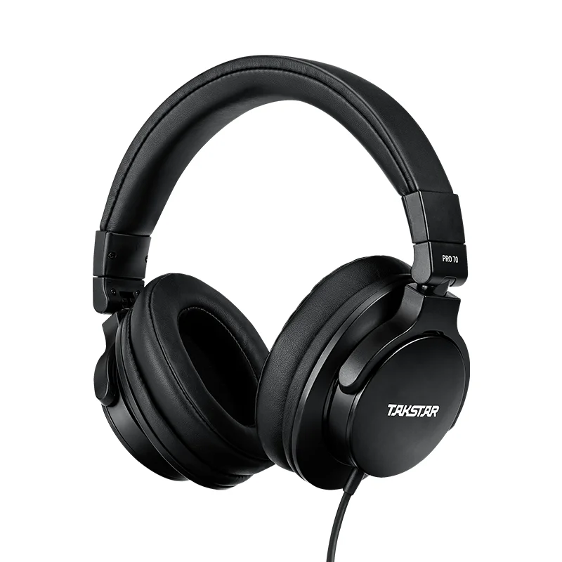 TAKSTAR PRO 70 оригинальные наушники профессиональные полностью закрытые складные наушники для мониторинга игровая музыкальная гарнитура