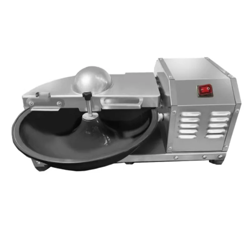 Bild 4: Kommerzielle Multifunktions-Gemüseschneidemaschine Elektrische Gemüse-Füllmaschine für Knödel und Brötchen