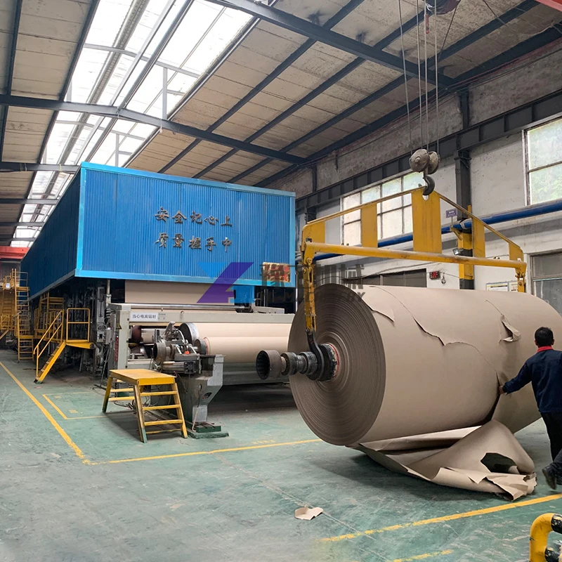 Cotton Rice Straw Recycling Carton Paper Machine Box Making Machine for Corrugated Cardboard Production Line