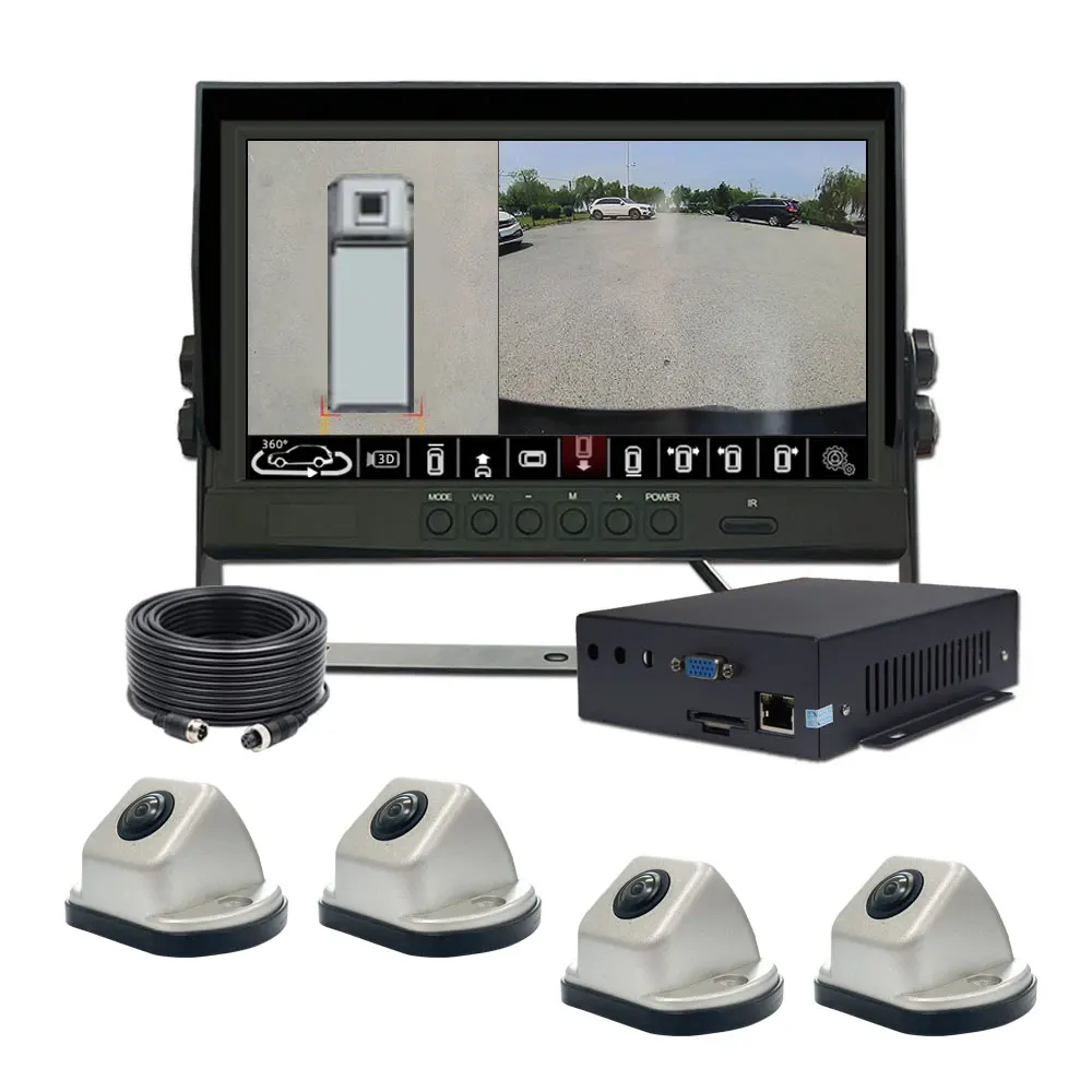 

2D 3D HD 720P 360 Car Parking Camera Car Reversing Camera Car 360 Degree Camera Bird View Security System