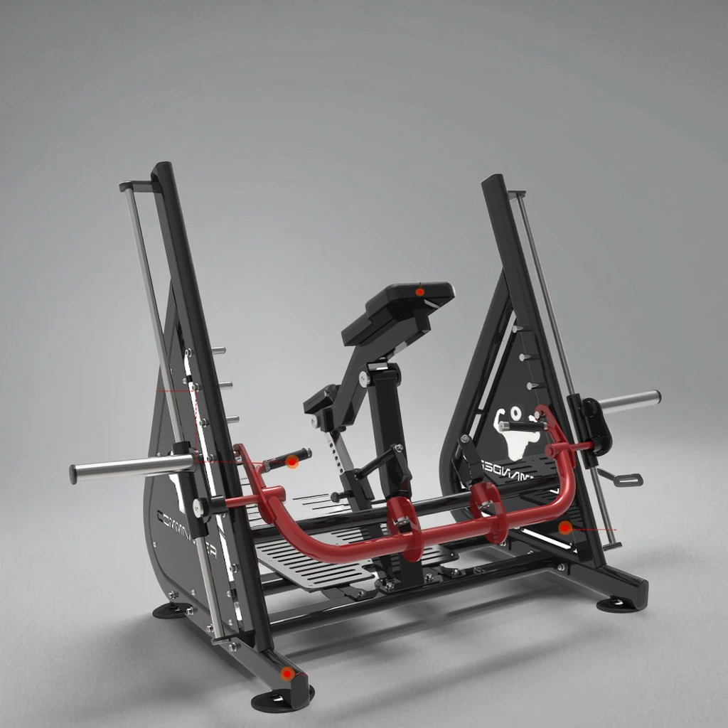 China Fabricación comercial Fitness Gym Equipo de fuerza Placa multifuncional Máquina de hilos de clavijas cargada para culturismo