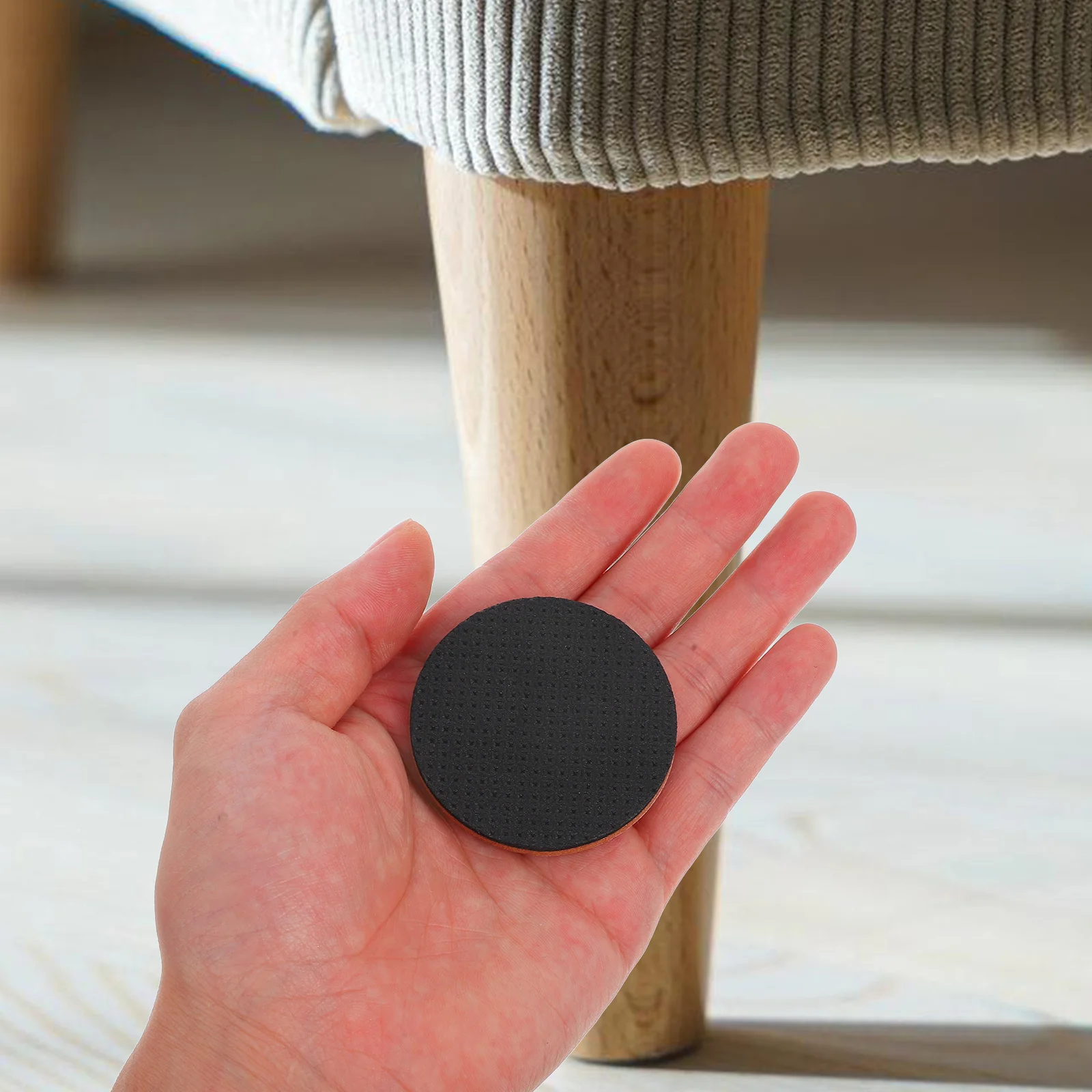 16 قطعة منصات الأثاث ورأى عدم الانزلاق الذاتي لاصق كرسي الساق حافظات الأرضية الأثاث المستديرة القابضون لبلاط الخشب الصلب صفح #6