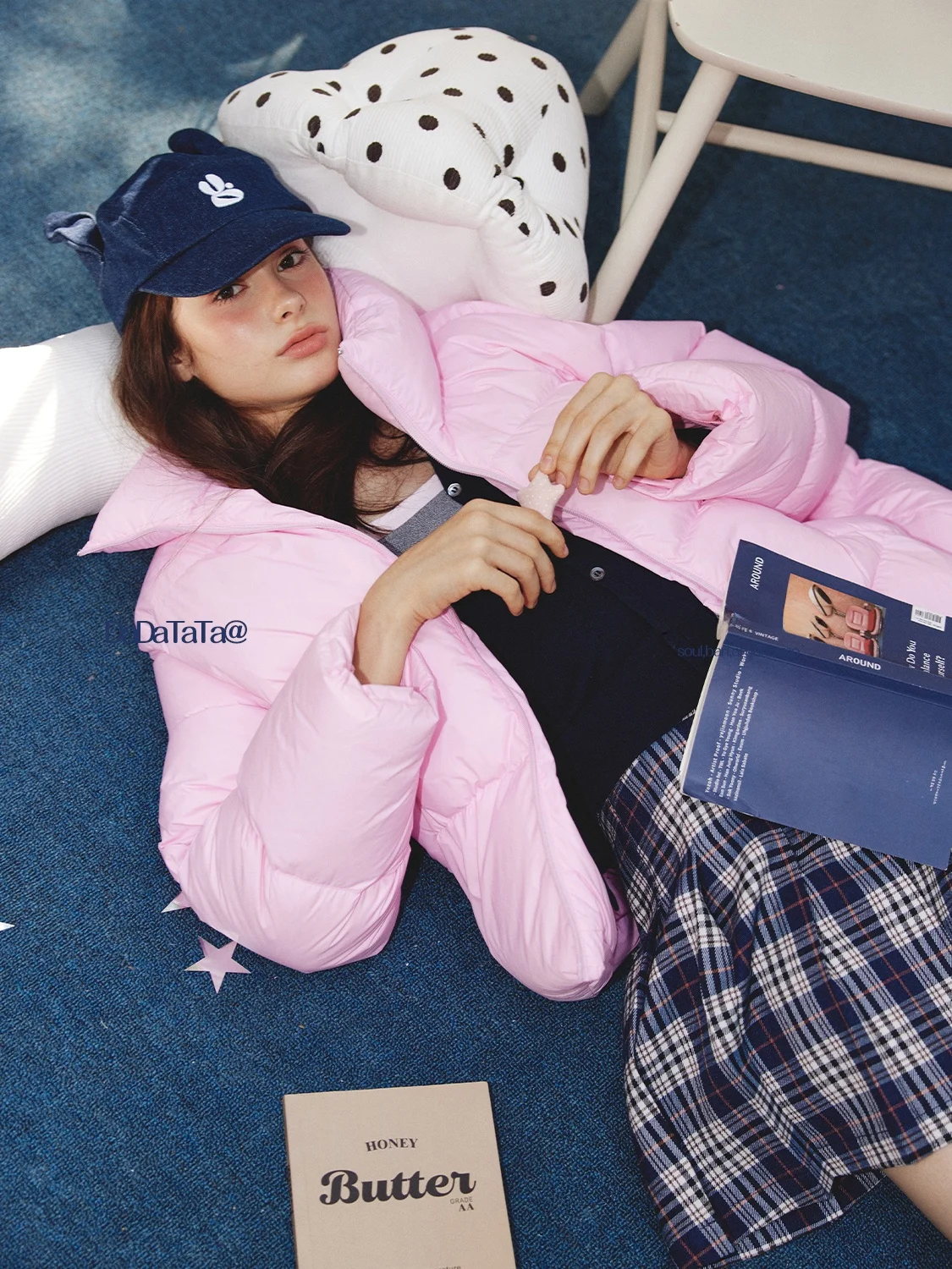 

Женская утепленная куртка JGGU White Label DTA с оригинальным принтом, 90% белый пух, осенне-зимняя верхняя одежда